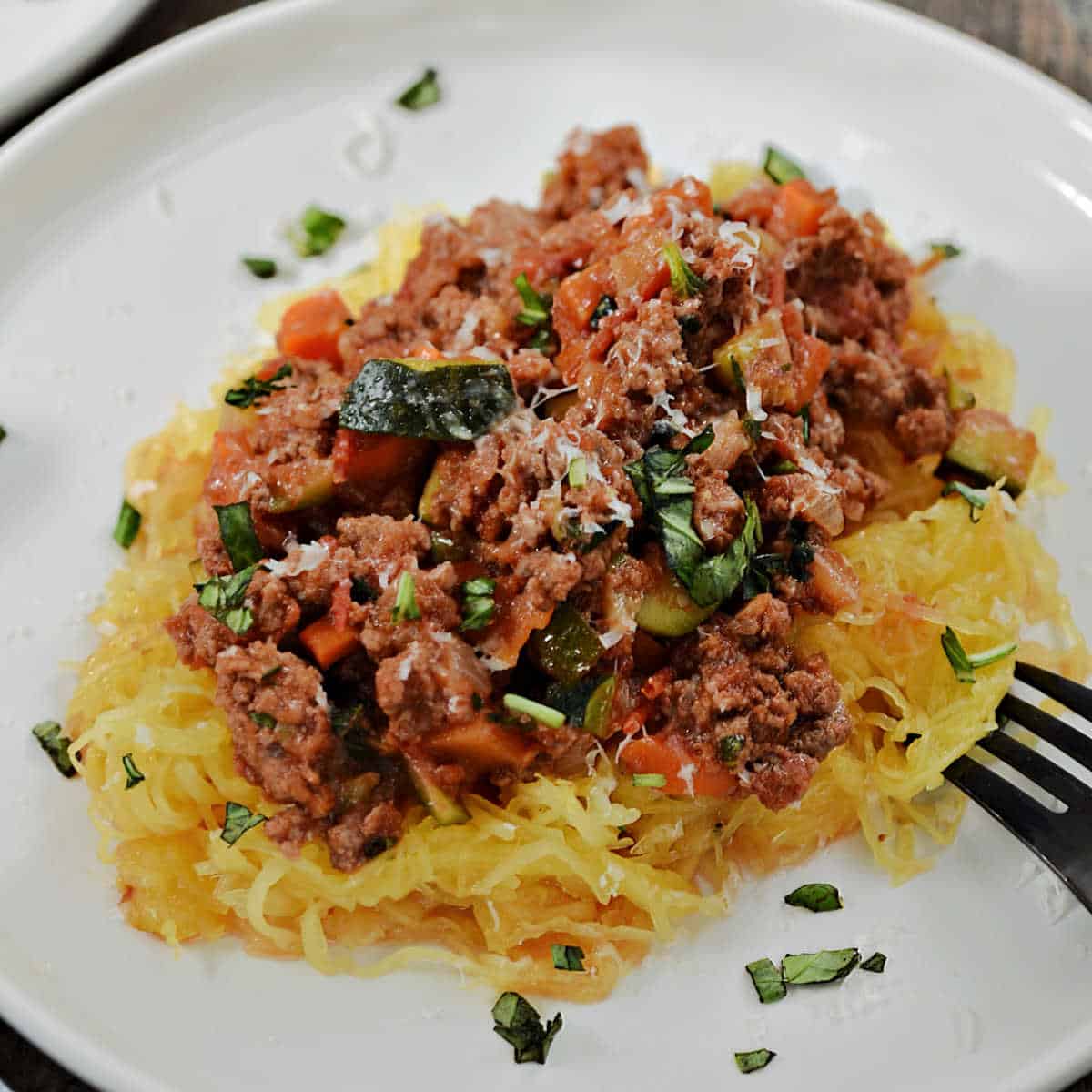 Spaghetti Squash Bolognese