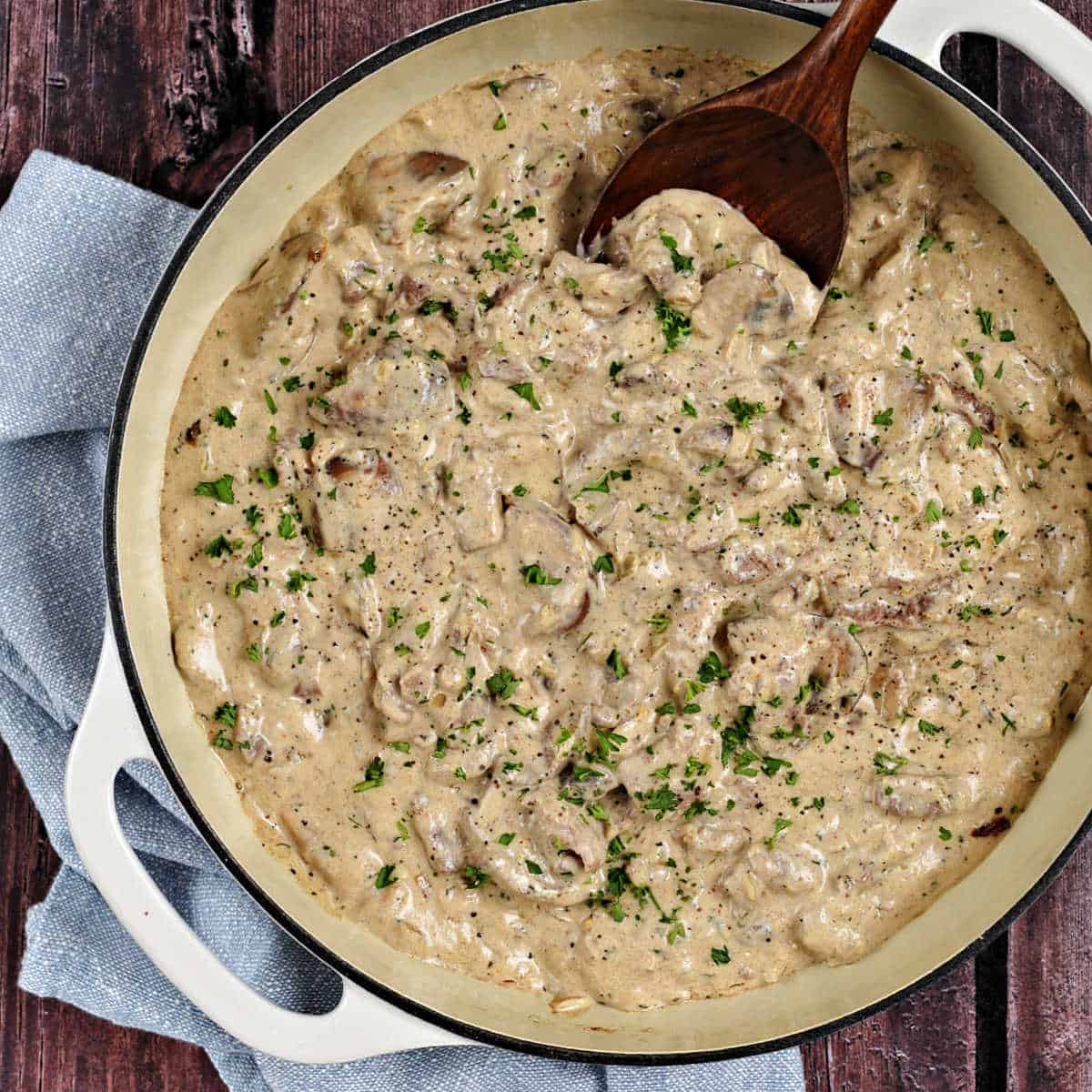 Traditional Beef Stroganoff