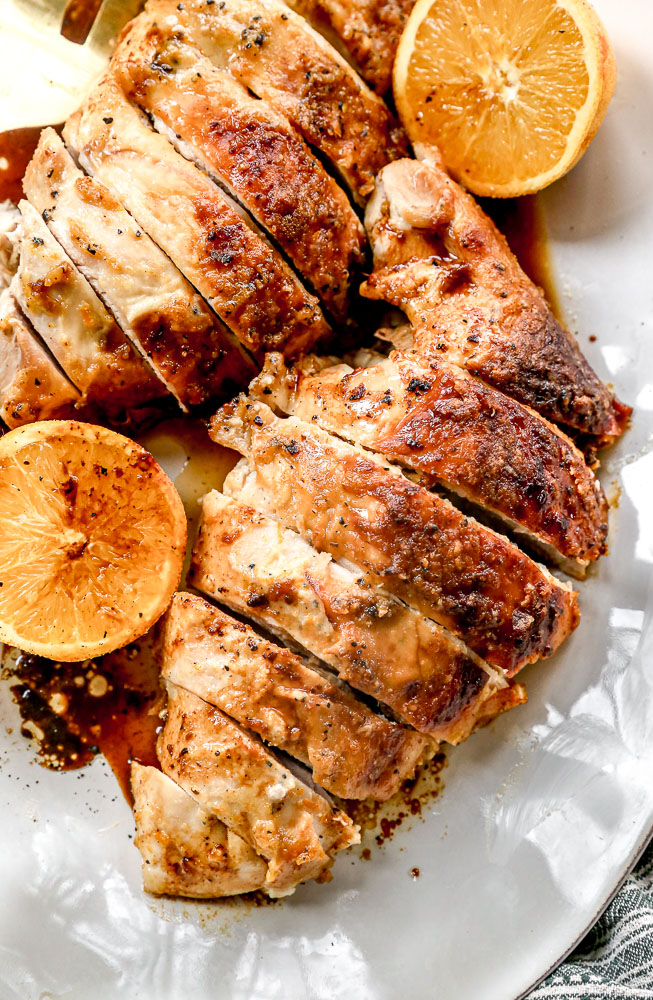 Baked Turkey Breast with Miso and Orange