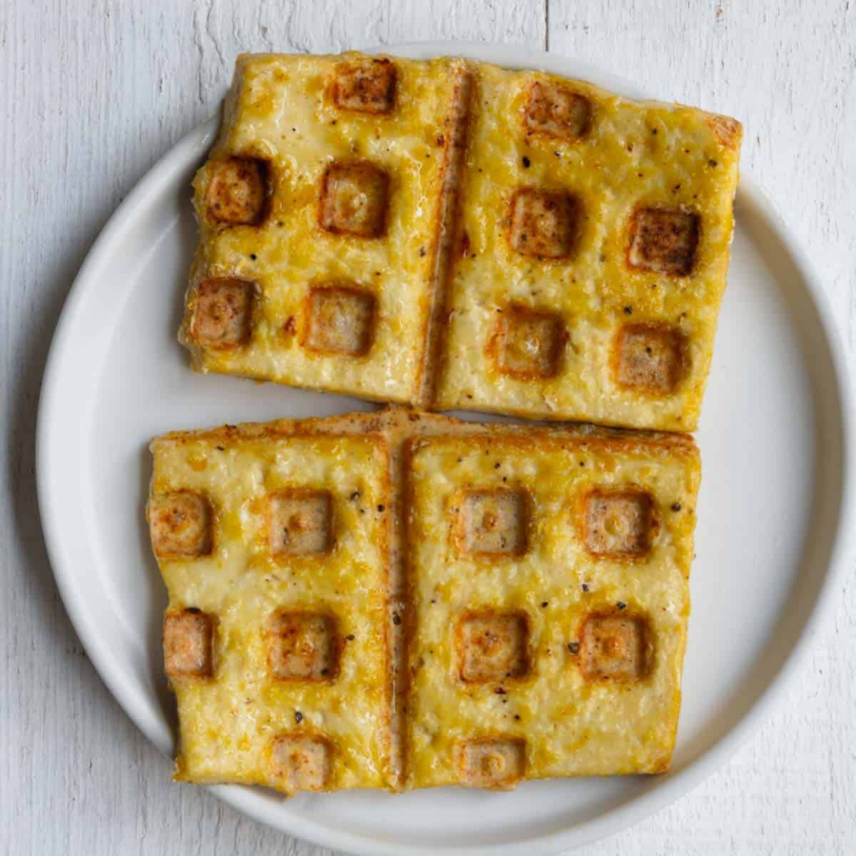 Tofu Waffles (Crispy, Savory, High-Protein)