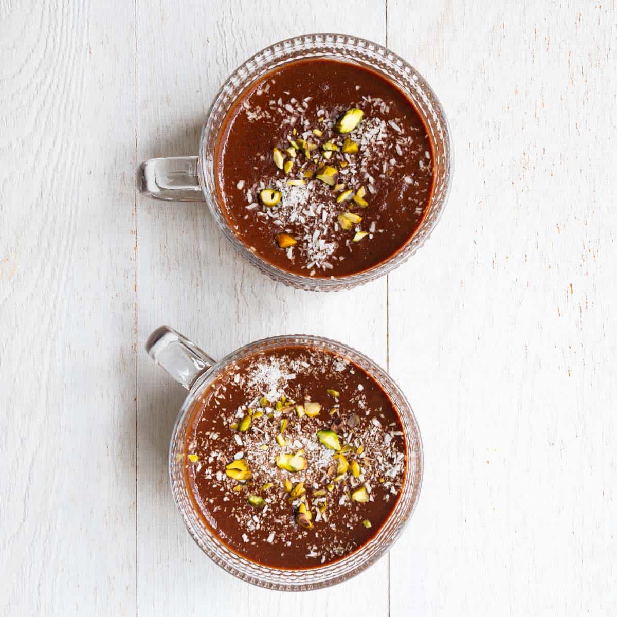 Healthy Chocolate Pudding (High-Protein, High-Fiber)